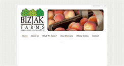 Desktop Screenshot of bizjakfarms.com